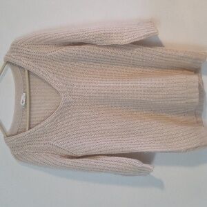 Filippa K mohair/lambswool loose knit sweater w/metallic threads Sz XS